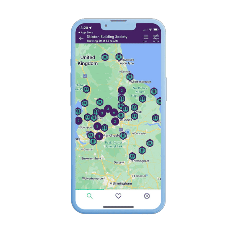AccessAble mobile phone screenshot
